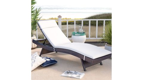 Seaton Reclining Chaise Lounge with Cushion