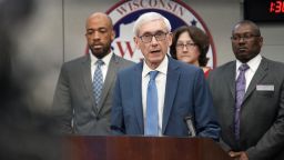 Gov. Tony Evers declares a public health emergency Thursday March 12, 2020 in response to a growing number of cases of COVID-19, the respiratory disease caused by the new coronavirus, in Wisconsin. 