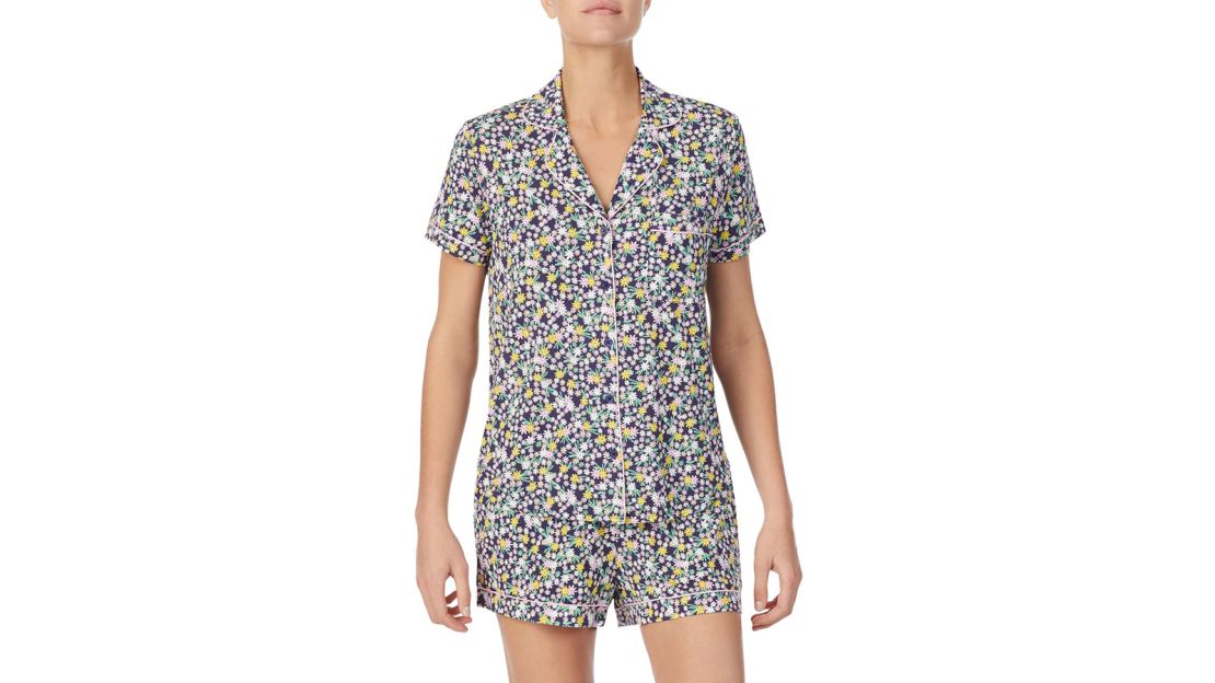 Kate Spade New York Floral Jersey Short Pajamas