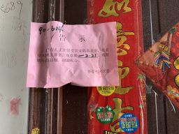 Quarantine seal on the door of the apartment of American teacher Devikka Koppikar in Wuxi, China