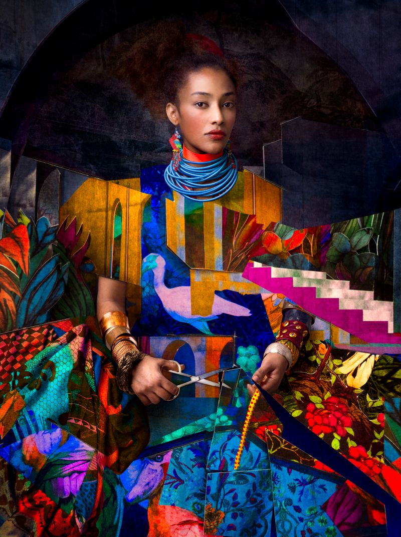 Cooper & Gorfer's surreal portraits of young female migrants