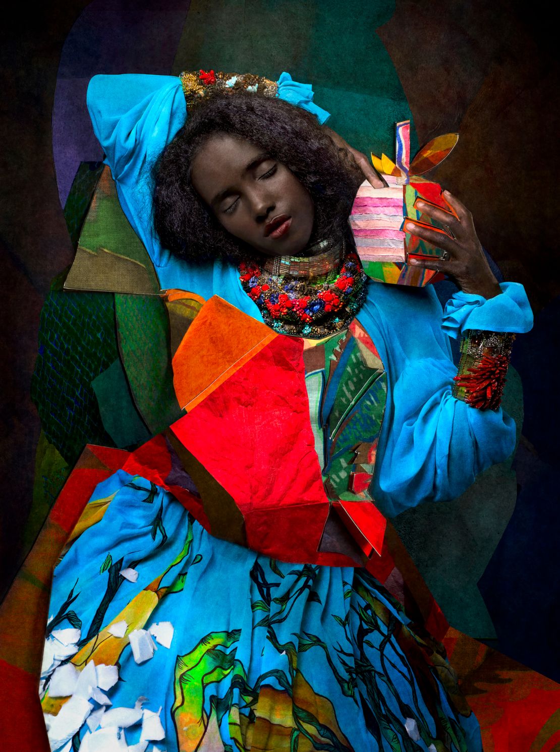 Maryan, originally from Kenya, in a shot from Cooper & Gorfer's new exhibition.