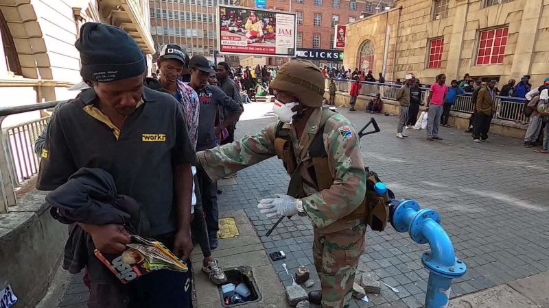 South Africa Coronavirus: Homeless People Gathered Into Sports Stadium ...