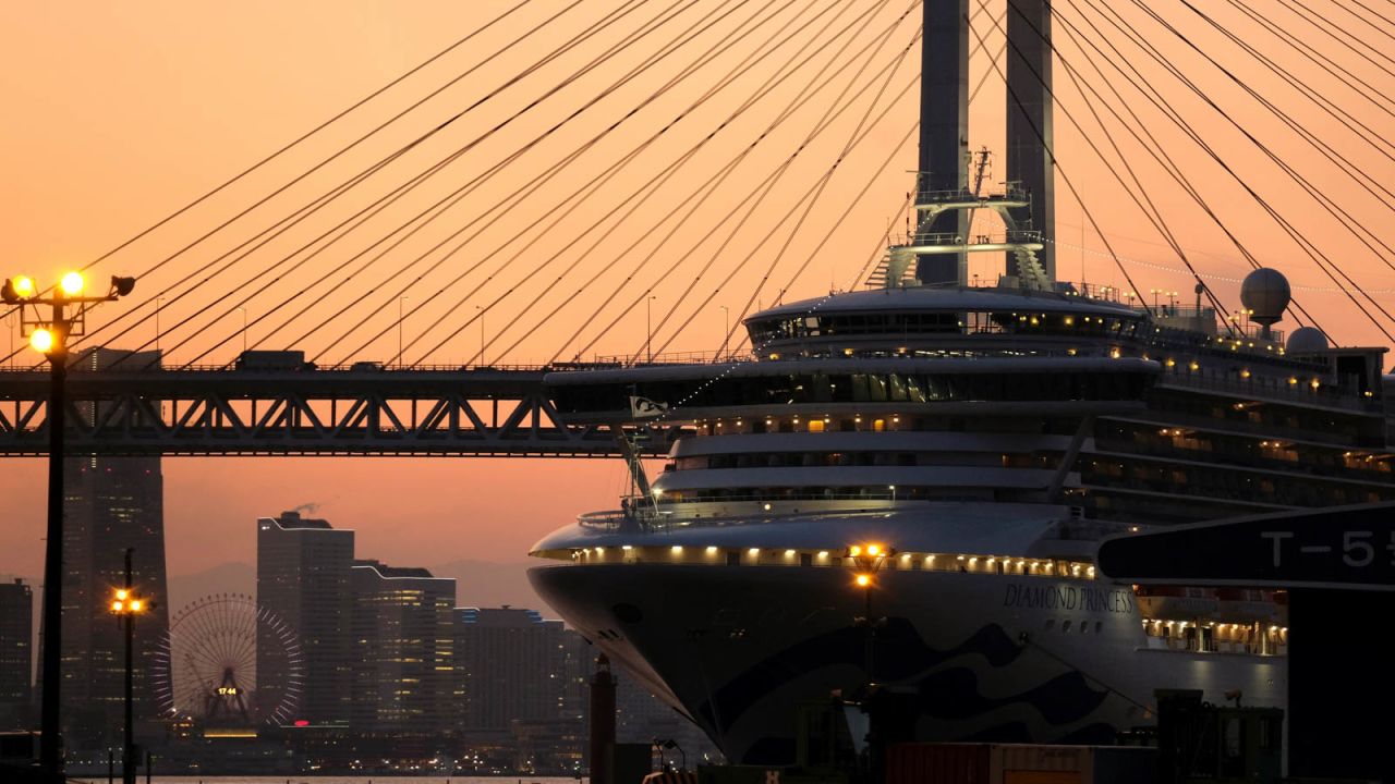 Nearly 20% of those on board the Diamond Princess became ill.