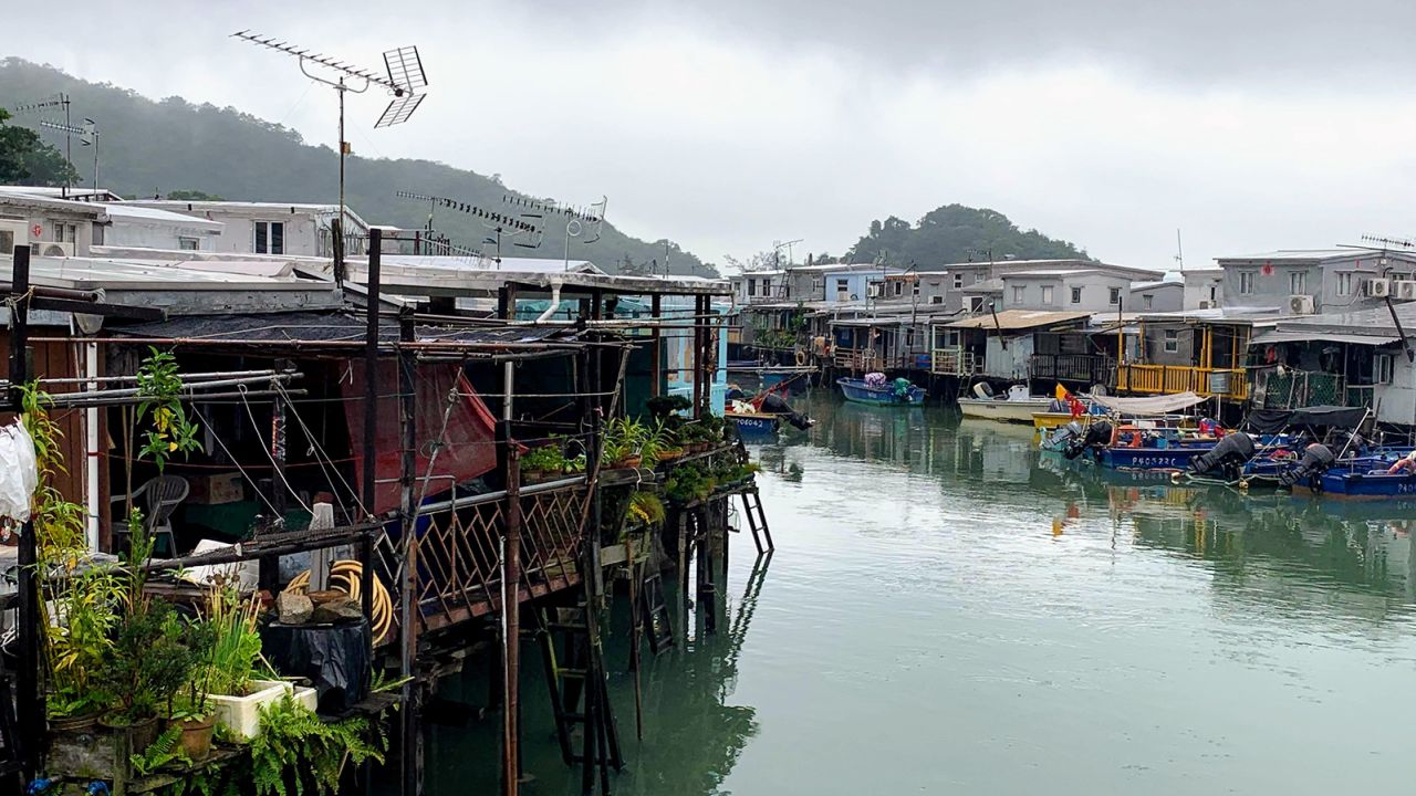 The famous stilt houses of Tai O, on Lantau Island.