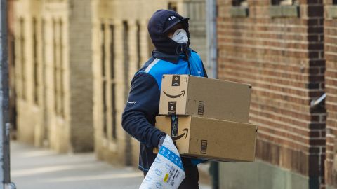 Amazon is bringing on an additional 100,000 warehouse and delivery workers to help meet demand.