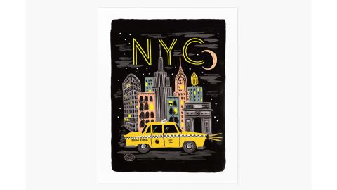Bon Voyage NYC Art Print