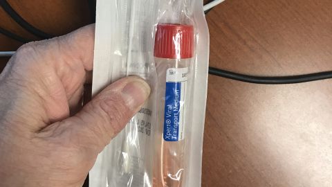 Jill Romann has been scrambling to get Covid-19 test kits, which include tubes used to transport specimens.