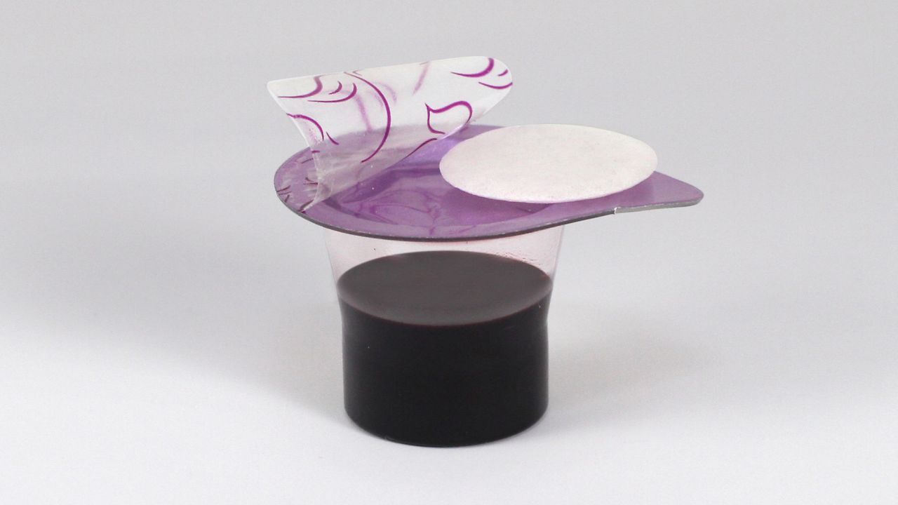Blessed Communion makes disposable prefilled communion cups.