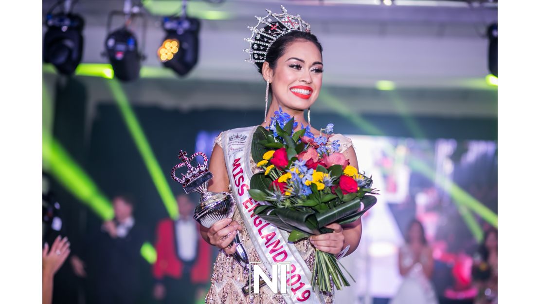 Bhasha Mukherjee was crowned Miss England in August 2019.