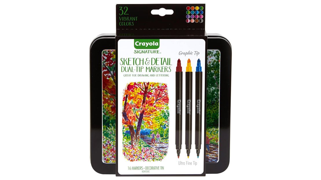 Crayola Sketch & Detail Dual-Tip Markers