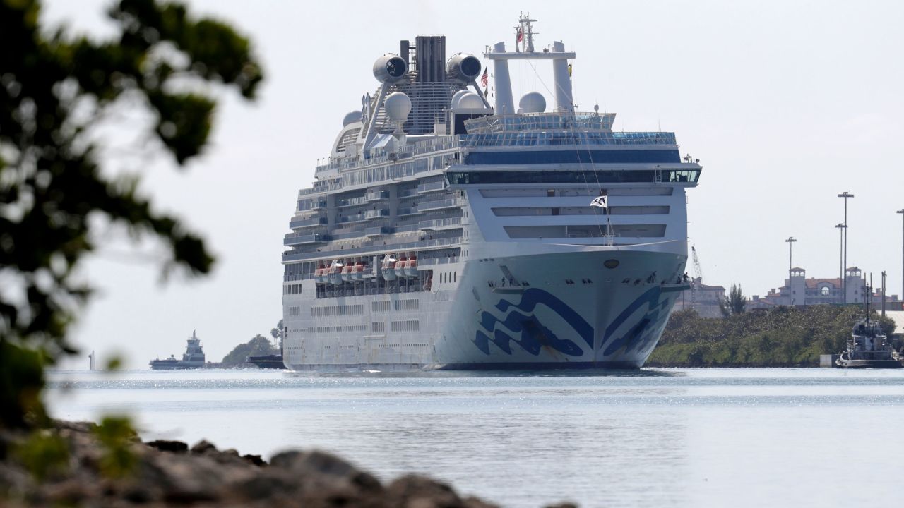 The Coral Princess cruise ship arrived at PortMiami Saturday.