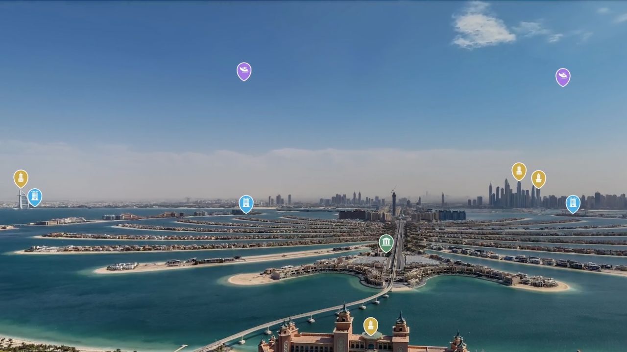 Dubai360 is one of the world's largest virtual city tours.