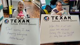 nursing home residents share messages