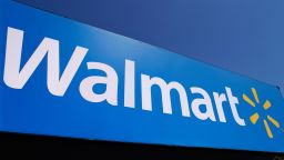 In this May 16, 2011 photo, the Walmart logo is displayed on a store in Springfield, Ill. Consumers spent less on big-ticket home items such as furniture and appliances in May as the housing market continued to slump, but categories such as clothing and luxury items fared better, according to data released Wednesday by MasterCard Inc.(AP Photo/Seth Perlman)