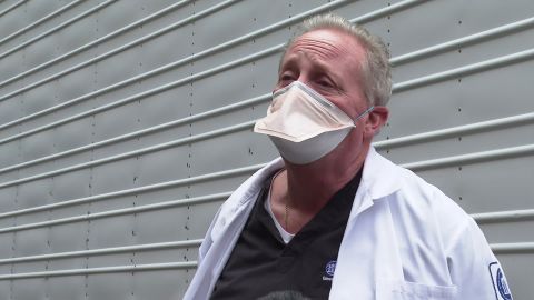 Michael McGillicuddy, morgue supervisor, says the pandemic frightens him.
