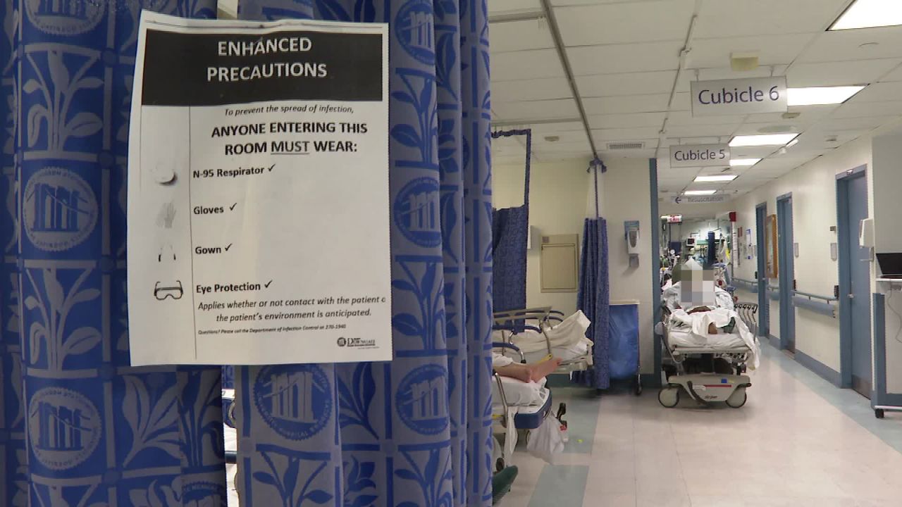 The University Hospital in Brooklyn is now dedicated to only coronavirus patients.