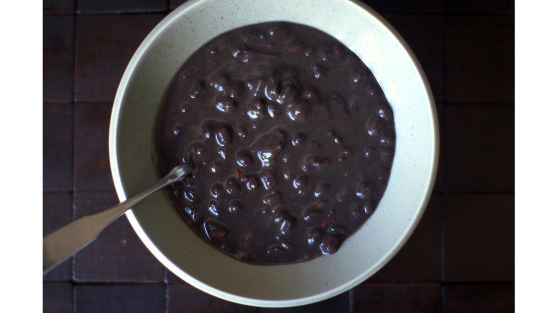 Black Bean Soup with Toasted Cumin Seed Crema