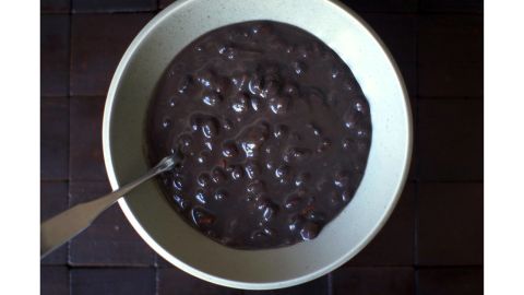Black Bean Soup with Toasted Cumin Seed Crema
