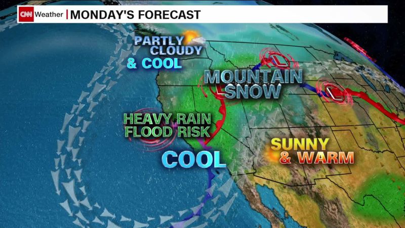 California Weather: A Slow-moving Storm Will Dump Feet Of Snow And ...