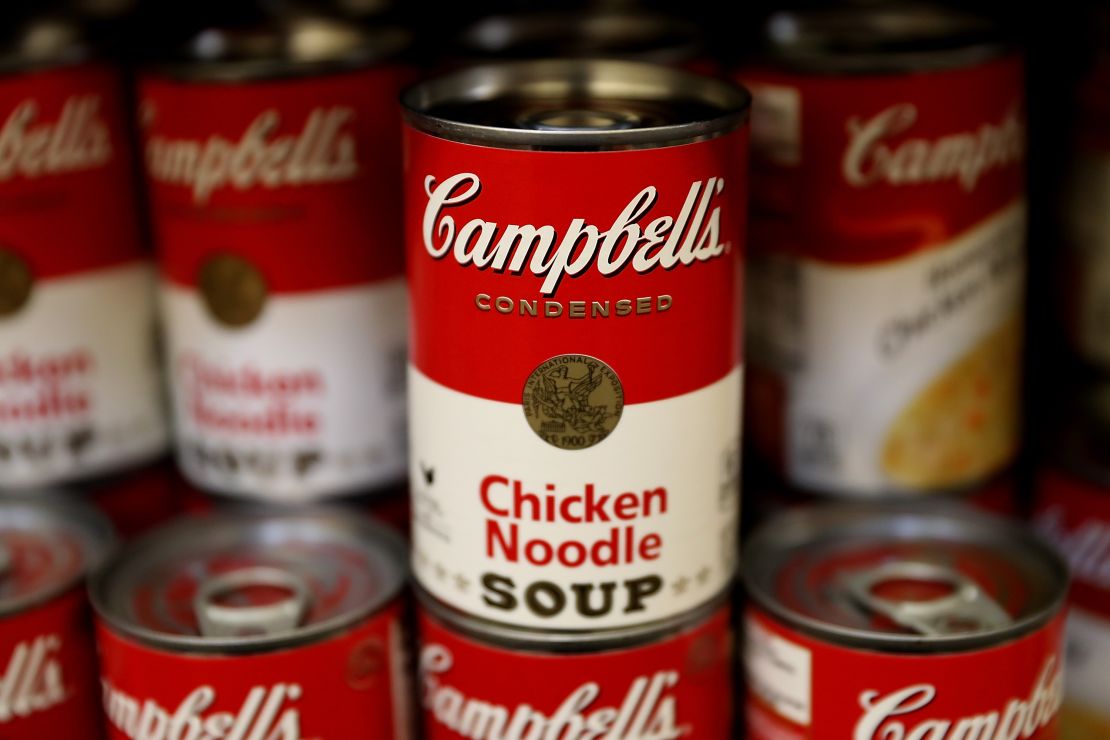 Campbell's soup sales are way up. 