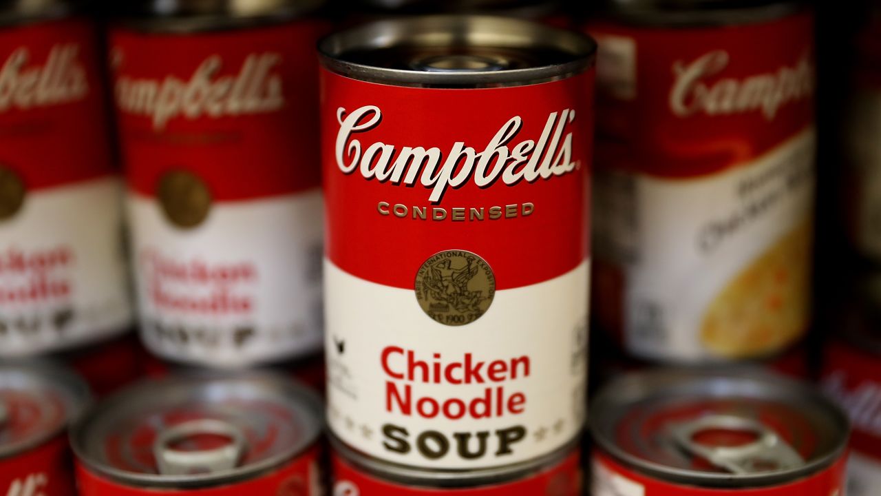 Campbell's soup sales are way up. 