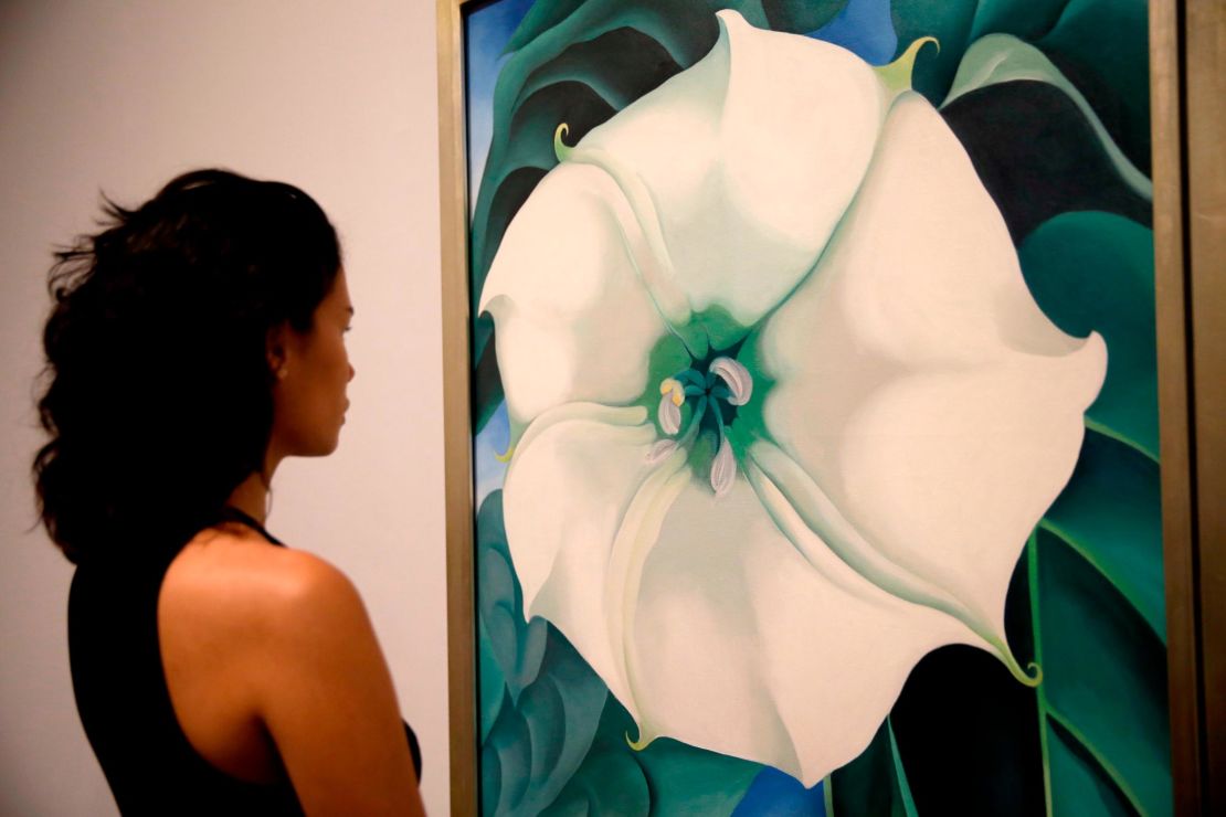  "Jimson Weed/White Flower No.1" by Georgia O'Keeffe at Tate Modern