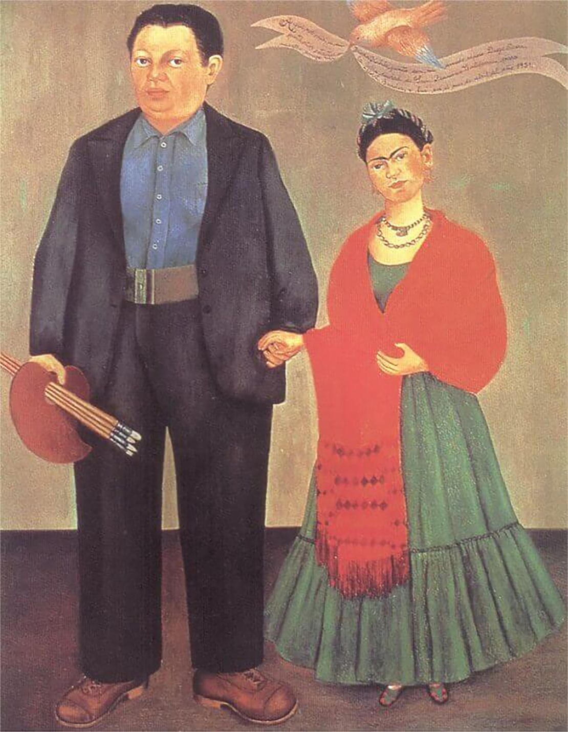 "Frida and Diego Rivera" (1931) by Frida Kahlo.