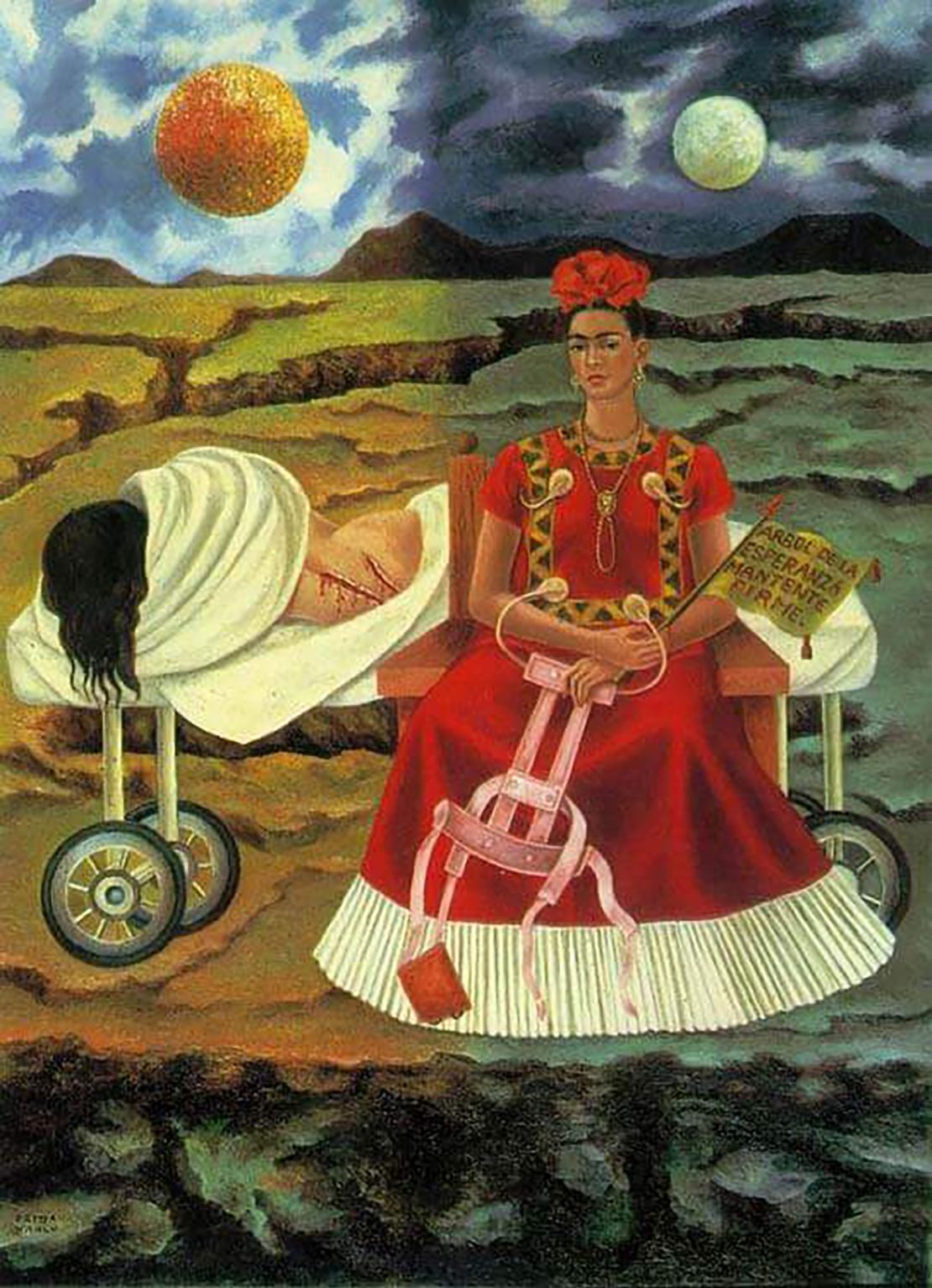 "Arbol de la Esperanza (Tree of Hope)" (1946) by Frida Kahlo.