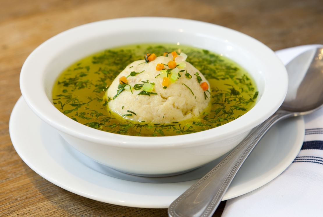 Matzoh ball soup is a staple of many seder dinners.