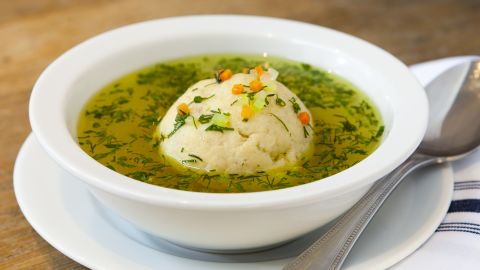 Matzoh ball soup is a staple of many seder dinners.