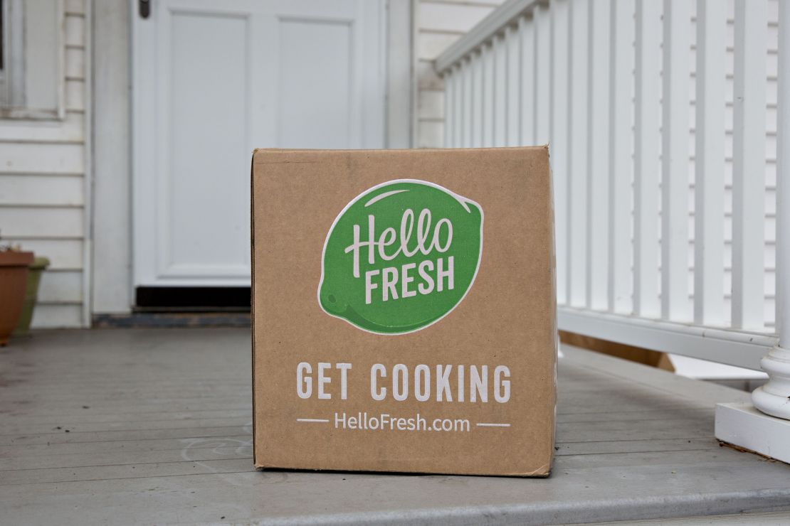 Meal delivery company HelloFresh grew sales by 107% last year after the pandemic increased demand. 