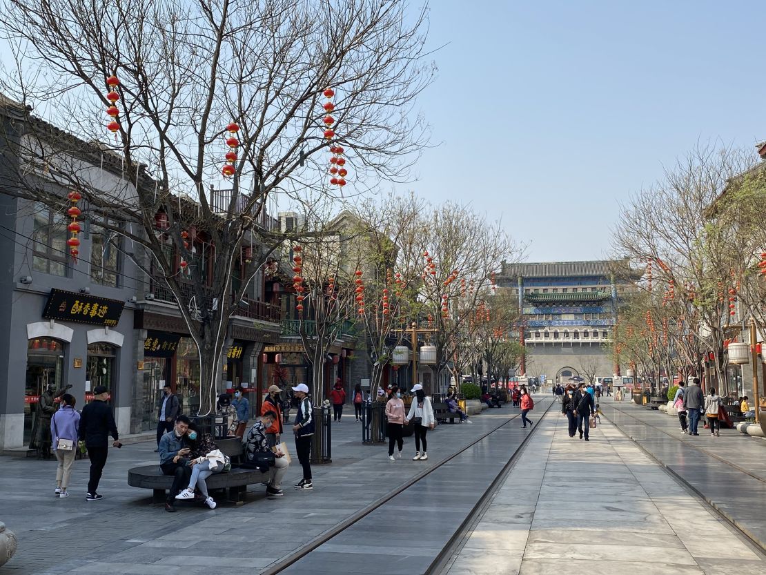 Crowds gather in Beijing to celebrate the Qingming Festival on April 6, after weeks of coronavirus fears.
