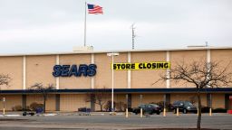 A Sears store that is going out of business in Livonia, Michigan on March 26, 2020. (Photo by Jeff Kowalsky/AFP/Getty Images)