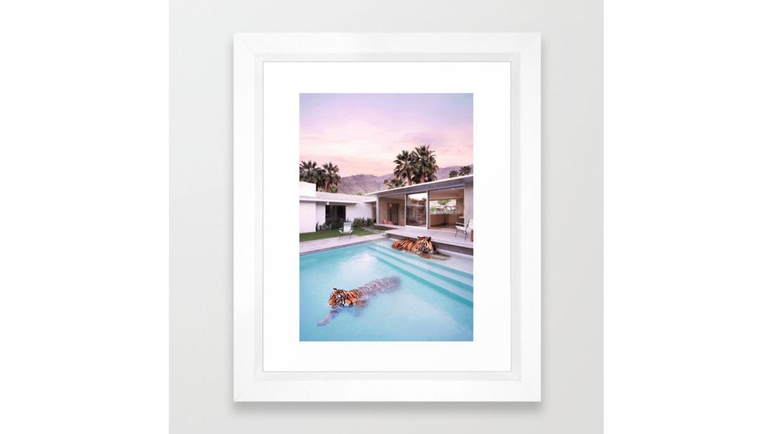 "Palm Springs Tigers" Framed Art Print by Paul Fuentes Photo 