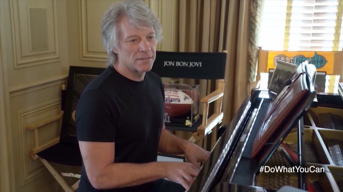 Jon Bon Jovi told Stephen Colbert he was a "witness to history"; his new album, "2020," was inspired by pandemic lockdown and protests agains racial injustice.