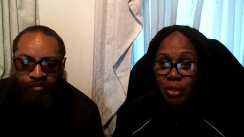 Jordan's stepfather, Charles, and her mother, Zenobia Shepherd.