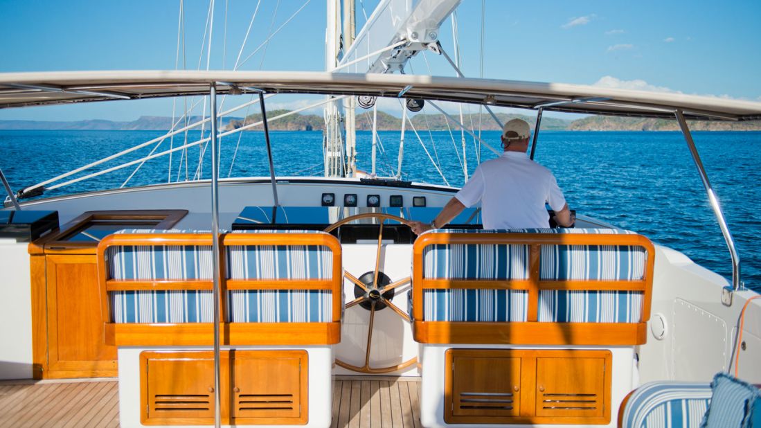 <strong>Comfortable cruising: </strong>"As a motor yacht that sails, she offers both the comfort and convenience of the former and the efficiency and exhilaration of the latter," reads a product description for the vessel.<br />