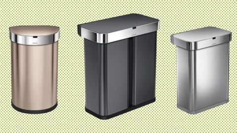 Simplehuman sensor trash cans