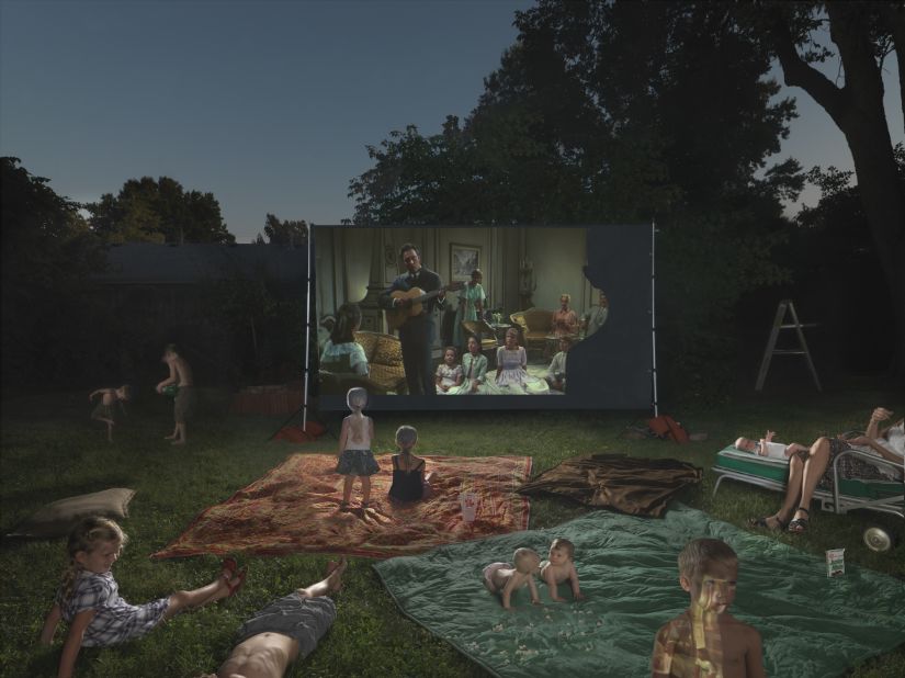 "Night Movie" (2011) by Julie Blackmon. 