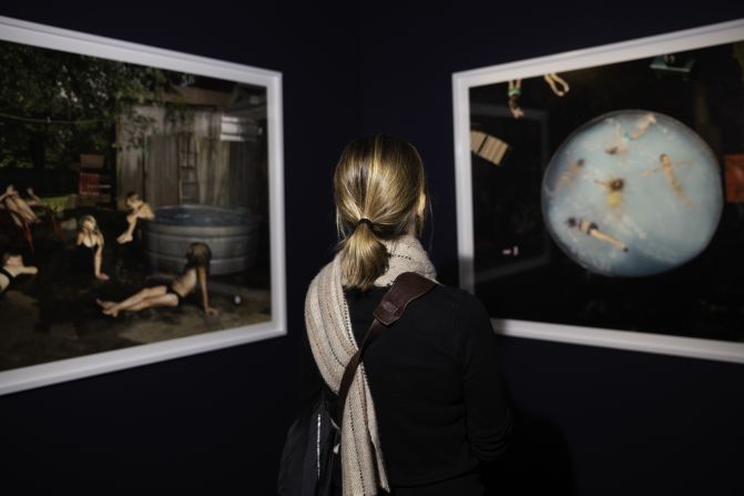 Installation view "Julie Blackmon: Fever Dreams" at Fotografiska New York, 2020.