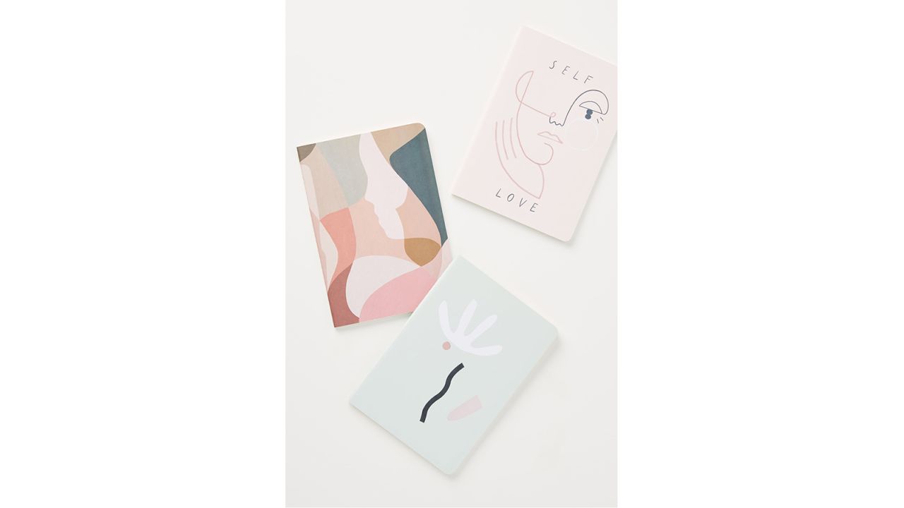 Anthropologie Home Kit Agar Set of 3 Journals