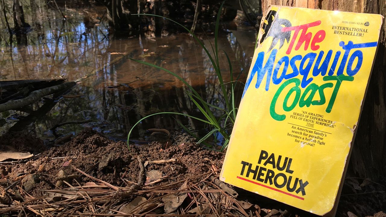 <strong>The Mosquito Coast (Paul Theroux, 1981):</strong> The novel veers from travelogue to cautionary tale but it always keeps moving: down rivers, up mountains, in and out of mortal danger.