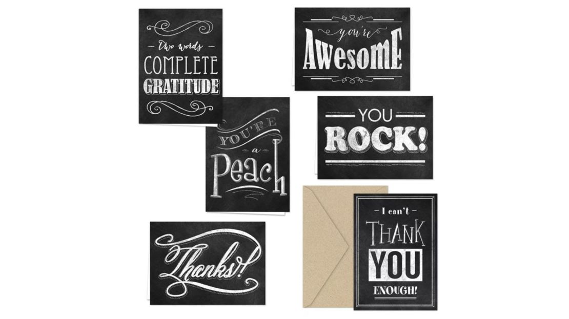 Black Chalkboard Cards