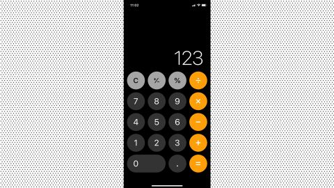 Erase numbers in the calculator with a simple swipe