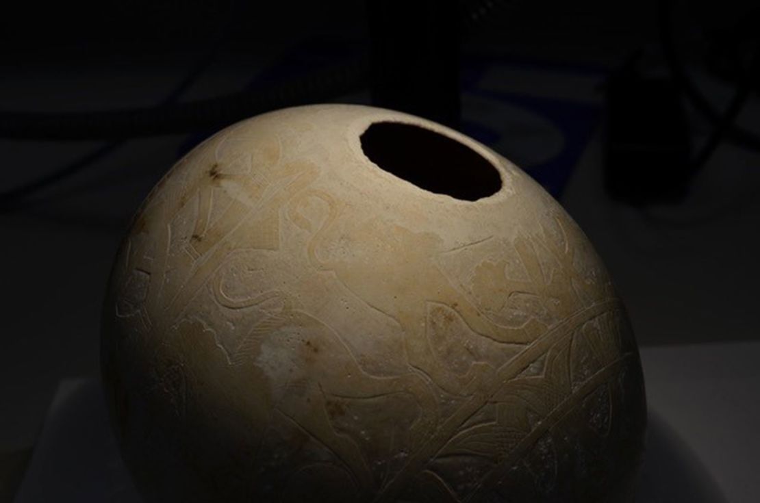 Mystery over ancient ornate ostrich eggs may finally be cracked