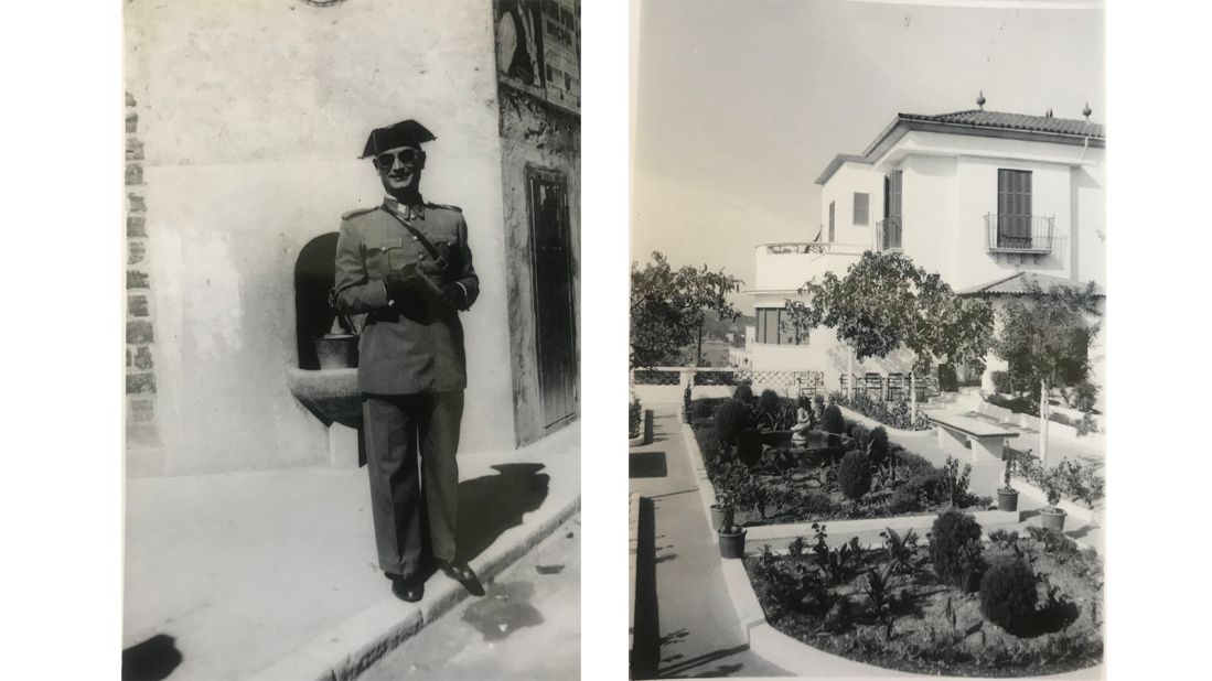 <strong>Spanish surroundings: </strong>They took photographs of local sights, including a policeman and their hotel.