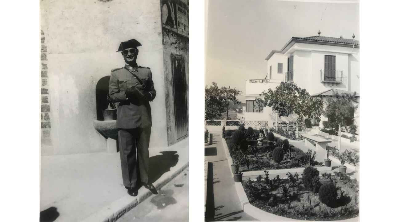 They took photographs of the sights, including a policeman and their hotel.
