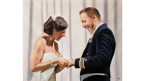 Each painting is hand crafted by a professional studio painter.
