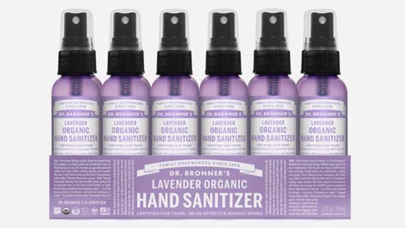 Dr shop bronners sanitizer